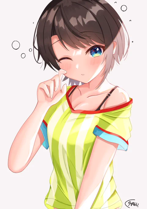 「せんぱい、おはよぉ～」
#プロテインザスバル 
