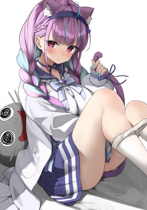 「どこ見てるの?」
 #あくあーと 