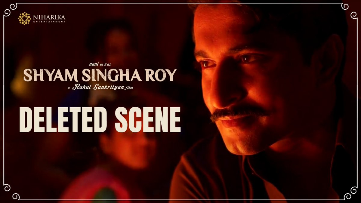 Thecinema65's tweet photo. Here’s #ShyamSinghaRoy Deleted Scene -1 

➡️ https://t.co/UFeOHLzzfJ

 @NameisNani @Sai_Pallavi92 @IamKrithiShetty @Rahul_Sankrityn @vboyanapalli @NiharikaEnt https://t.co/UBY1q1bZ0O