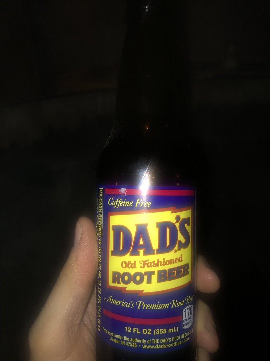 RootBeerThinks's tweet image. Dad’s Root Beer - basic root beer taste. Good balance on bubbles. 

-83-