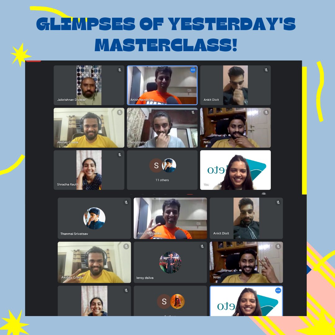 AppGeto's tweet photo. So much fun yesterday with our expert and amazing people. We learned, discussed, connected. 

#GETOMasterclass #masterclass #Mutualfunds #stocks #learnmore #personalfinance #financemanagement #financeforbeginners https://t.co/rcXaoN4XEt