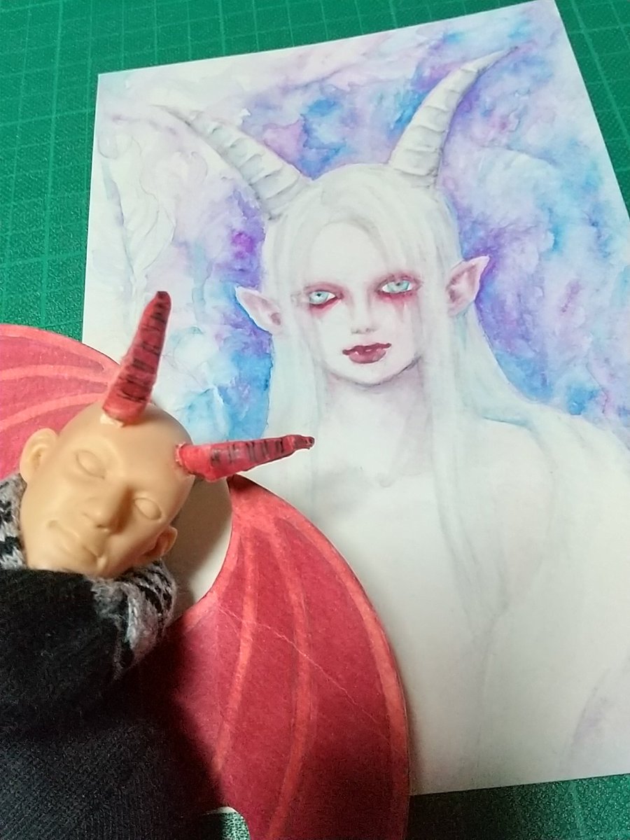 zooidmania's tweet photo. これ出しまーす😈🖼️
#ホラーキングダム16 #ギャラリーソラト #展示会 #ZOOID https://t.co/cBCZCsqSjH