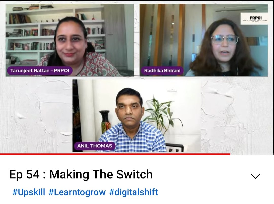 prpoi_india's tweet photo. "It will be interesting to evaluate how 2024 elections will now be using new-age media and not go the television route", shares @
#anilthomas on the live panel.
View us on #Facebook #Youtube
Host @mindtweak123
Media partner @agency_reporter
#PRPOI #Upskill #LegacyMedia https://t.co/AvD816Gah4