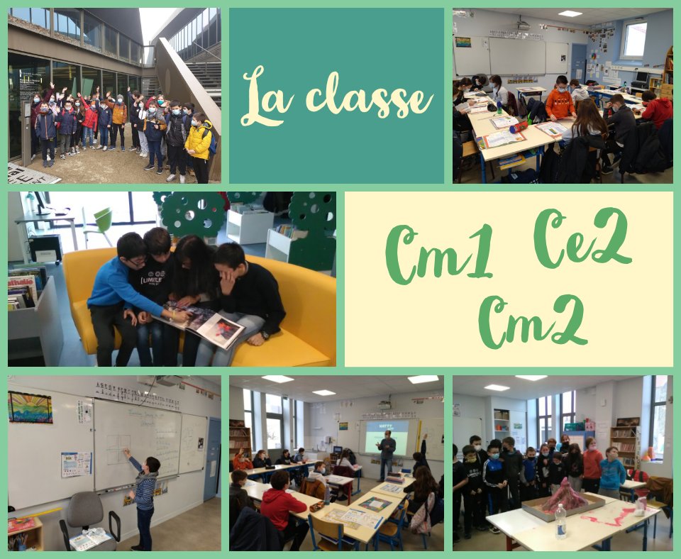 Ecole_SteMarie's tweet photo. ✏️UN JOUR / UNE CLASSE
Apres les maternelles et les CP/CE1, c'est au tour des CE2/CM de vous présenter leur classe!
➡️ https://t.co/x61zuwSZZH
Retrouvez également sur le site leur journée à Historial de la Vendée.
#ec85 #saintmichelenlherm https://t.co/nufMAAJ0TK