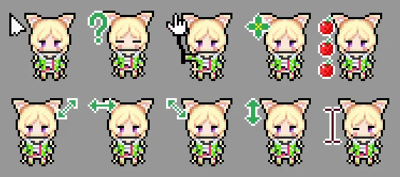 マウスカーソル化企画第11弾
〆切り1/26(水)20時

①現役VTuberさん(2月デビューは○)
②人型であること(複雑なのは×)
③著作権は私にあります(商業利用×)

※ツイートをいいね&RT
※【全身の立ち絵】を貼ってください

【予定人数2人】
現在227種類カーソル作成
※下記に注意書きあり※ 