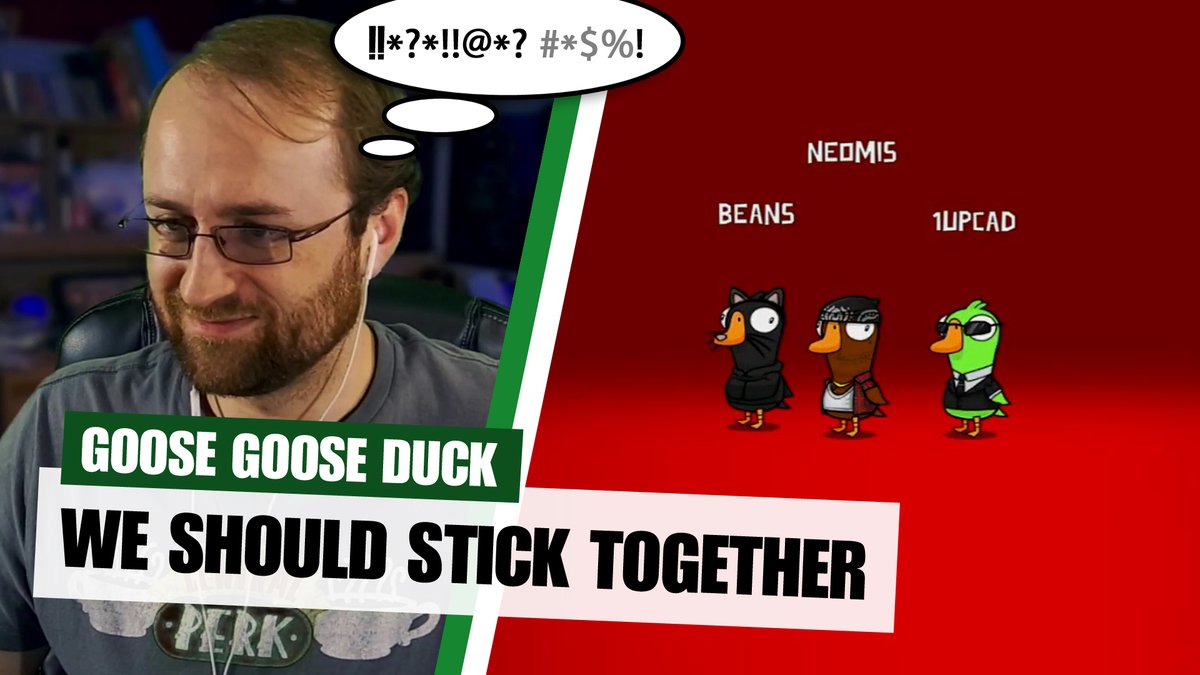 1upCAD's tweet photo. New video on YouTube!

We should stick together | Goose Goose Duck

https://t.co/YkAFAOIPoL

Also, go download Goose Goose Duck on Steam and mobile. It's FREE!

#1upCAD #Casual #ContentCreators #YouTube #GooseGooseDuck #friends #Geese #Ducks
@ggd_game https://t.co/d9grZDb9US