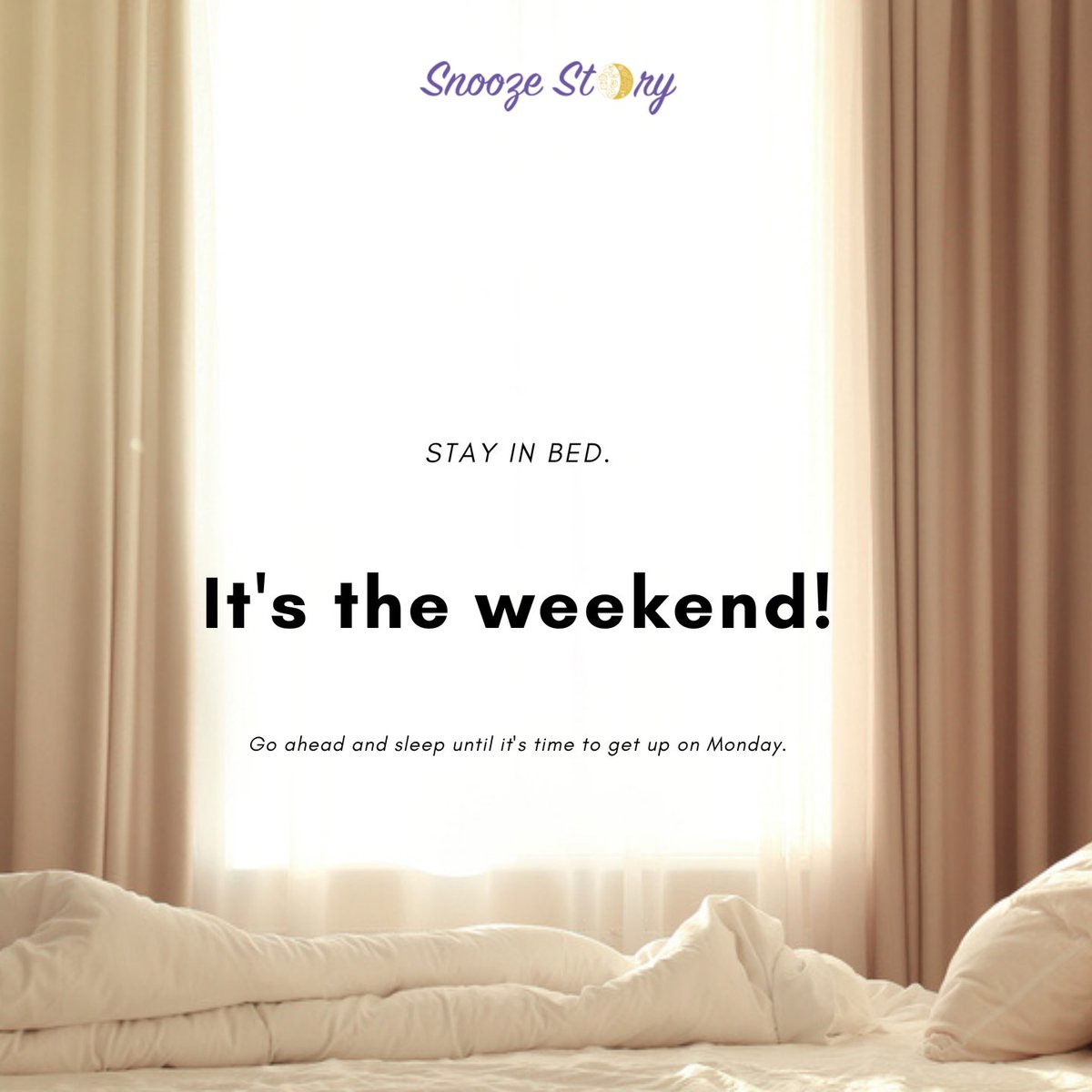 SnoozeStory's tweet photo. "Weekend vibes."🛌💤

#weekendvibes #saturdaymood #happyweekend #homecomfort #bedsheets #Snoozestory https://t.co/In3VIfSL1A