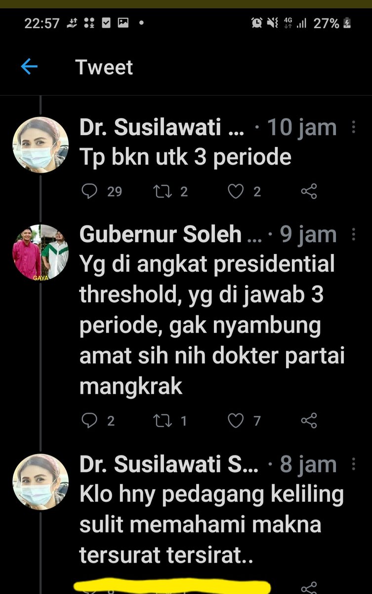 PrabuJordan's tweet photo. @Belok_dong @Adiiiinnnnnn @SisiwittFrida Aku dah nanya lebih dr 2 bulan, arti memahami makna tersurat tersirat itu apa, 
Alhamdulillah smpi skrng blm di jawab.
Keberatan gelar drpd otak https://t.co/KFrRR0bEy6