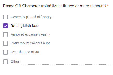 Today's Pissed Off Character of the day is Tsuchigomori Sensei from Toilet Bound Hanako Kun!

(Submitted by <a href="/LbgtqiaOTD/">Mikey • LGBTQIA+ of the day • Reqs open!</a>!)
(Content warnings for the manga can be found here doesthedogdie.com/media/63513.)
(There's only one trait marked down but I'm really tired so I'll let it slide)