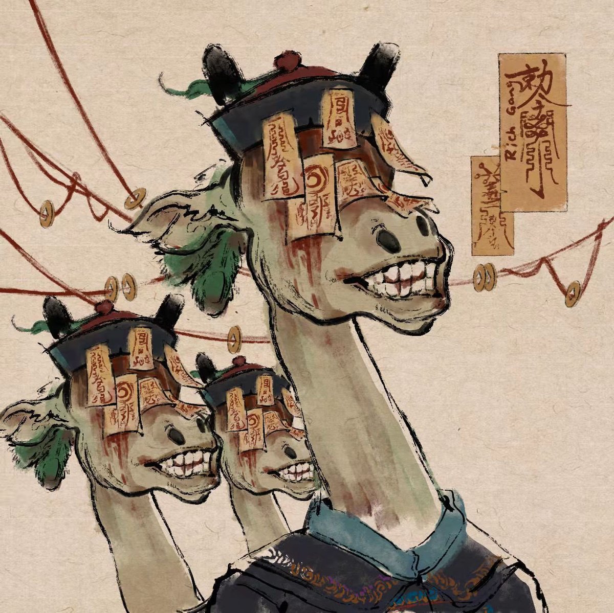 Jiamiluozi's tweet photo. 币圈跌妈不认了，只能来NFT这里补血，给大家搞了2个白名单抽奖。最近圈内比较火的RichGang，也就是那个长颈鹿NFT.
关注
@NFTking1990 @RichGangNft 
转发+@三位好友
加入项目方dis
https://t.co/PYOL71vsMO
开奖时间：下周一9：30 https://t.co/QEVnt3gLt5