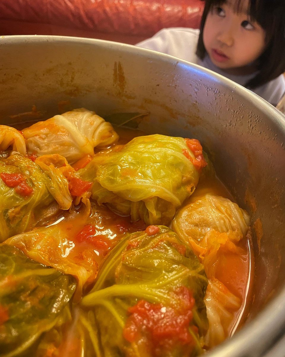 oyajipowers's tweet photo. ロールキャベキャベって奴ぁ…♡ #rollcabbage #tasty #tomatosauce #ロールキャベツ #優しい味 #んまひ❤️ #トマトソース #🍅 https://t.co/ov3CMs2fZZ