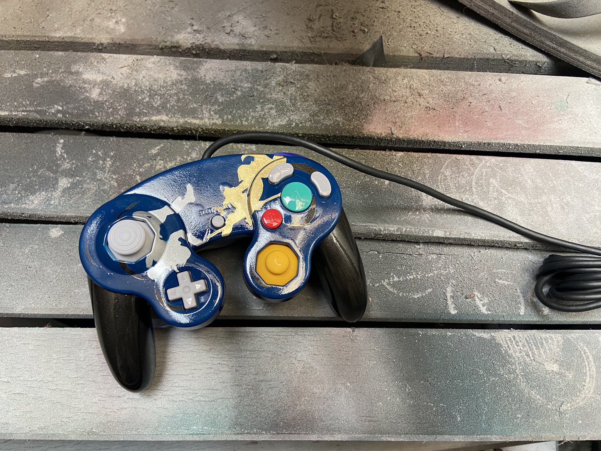 ゲームキューブ コントローラー 塗装コン GCコン スマブラ