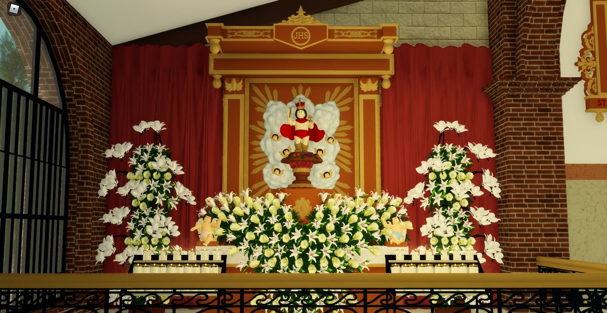 pontifexscxz's tweet photo. FIESTA NA!

Halina't makiisa sa Kapistahan ng Santo Niño de Molino sa Roblox!

#Pista2022
Floral by: @floralbycarmina https://t.co/w8iENQ0VzV