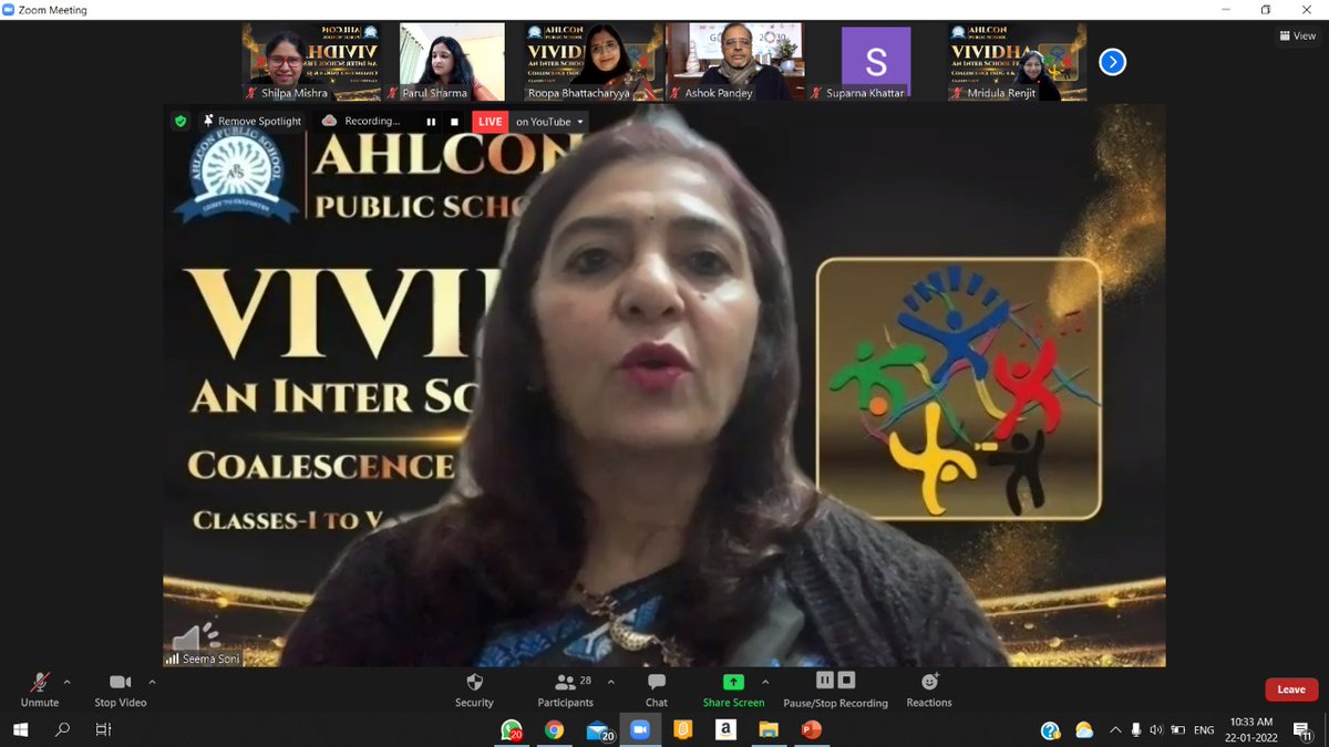 sr_aps's tweet photo. The Primary Department of Ahlcon Public School celebrating VIVIDHA -the annual Inter school fiesta.
Jubilant young learners participating in an   amalgamation of a plethora of literary and cultural activities @ashokkp @Ahlconpublic1  @sanjeevbansal06 @seemasoniaps https://t.co/N24Nd1F0kB