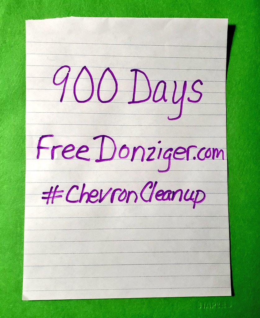 XenaMovieFans's tweet photo. Steven Donziger has been on house arrest/jail for 900 days. While @SDNYnews allowed a judge w ties to Chevron to assign private prosecution to target Donziger for trying to hold Chevron accountable for enviro damage. https://t.co/vdelIJdEjh @TheJusticeDept @POTUS!
#ChevronCleanup https://t.co/bRE0jowew7