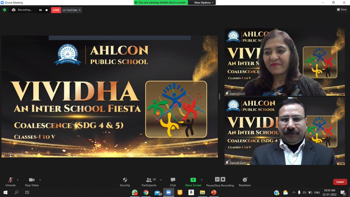 sr_aps's tweet photo. The Primary Department of Ahlcon Public School celebrating VIVIDHA -the annual Inter school fiesta.
Jubilant young learners participating in an   amalgamation of a plethora of literary and cultural activities @ashokkp @Ahlconpublic1  @sanjeevbansal06 @seemasoniaps https://t.co/N24Nd1F0kB