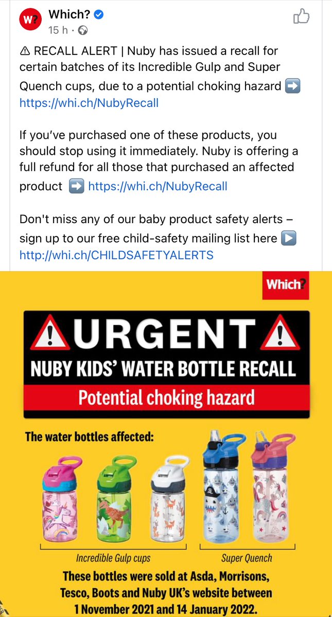 Parents, please share this with other parents who may not be on Twitter and check your child’s water bottle. Thanks <a href="/OgmoreP/">Ogmore Vale Primary</a>
