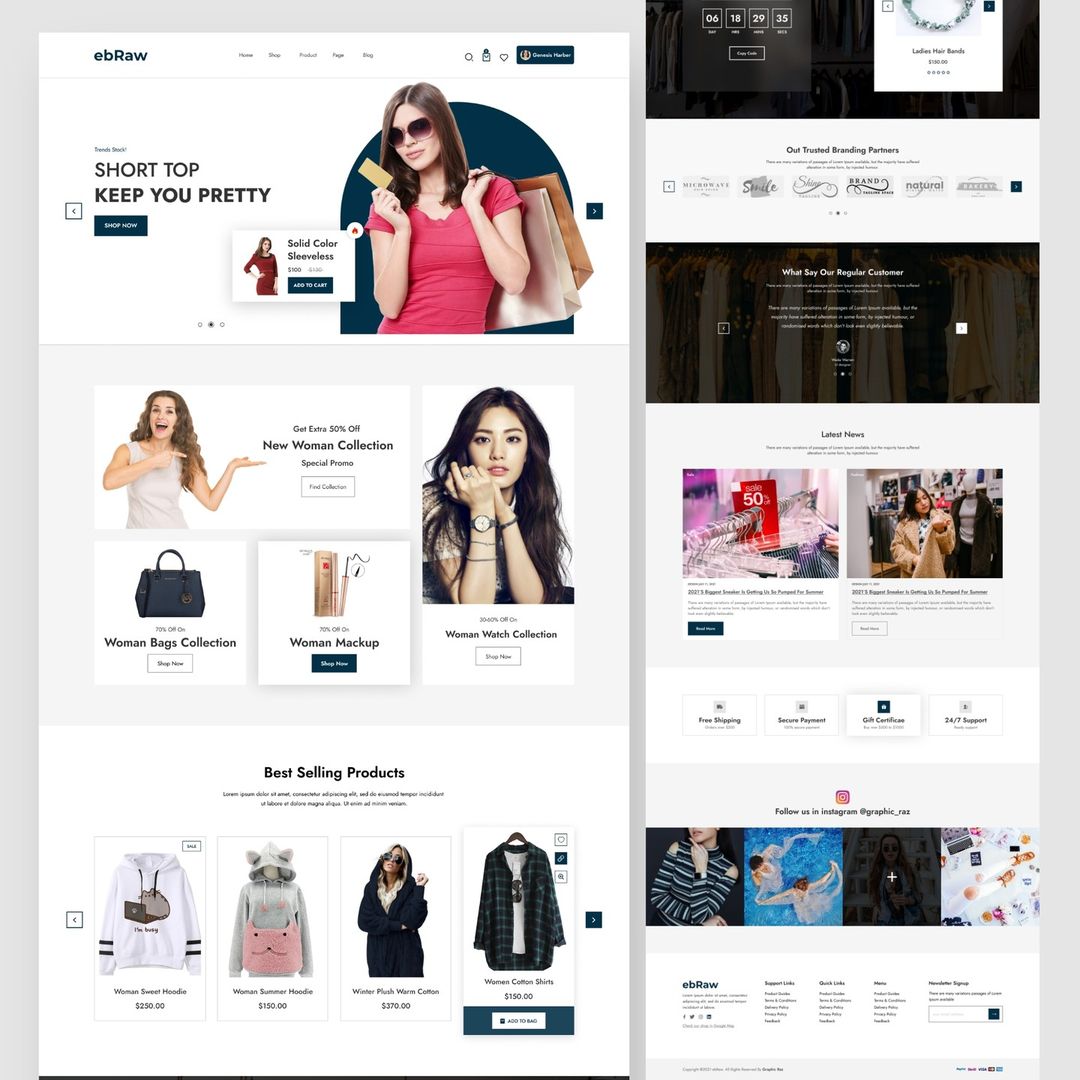 hasibdevs's tweet image. E-commerce website design 
.
.
#wordpress #wordpresswebsite #WordPressDevelopment #WordPressDesign #elementor #WebsiteDesign #html #css #codinglife #coding #divlife #landingpage #code #cms #uiux #learning