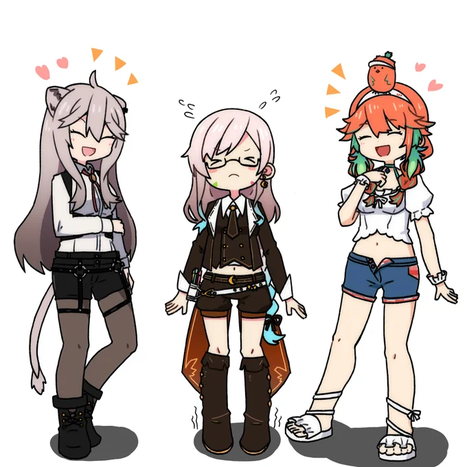 #お題にLink #ioarts #ししらーと #artsofashes #絵ニックス

横に並んでるとき3人の身長差があまりなかったの見て思い浮かんでたやつ😊 