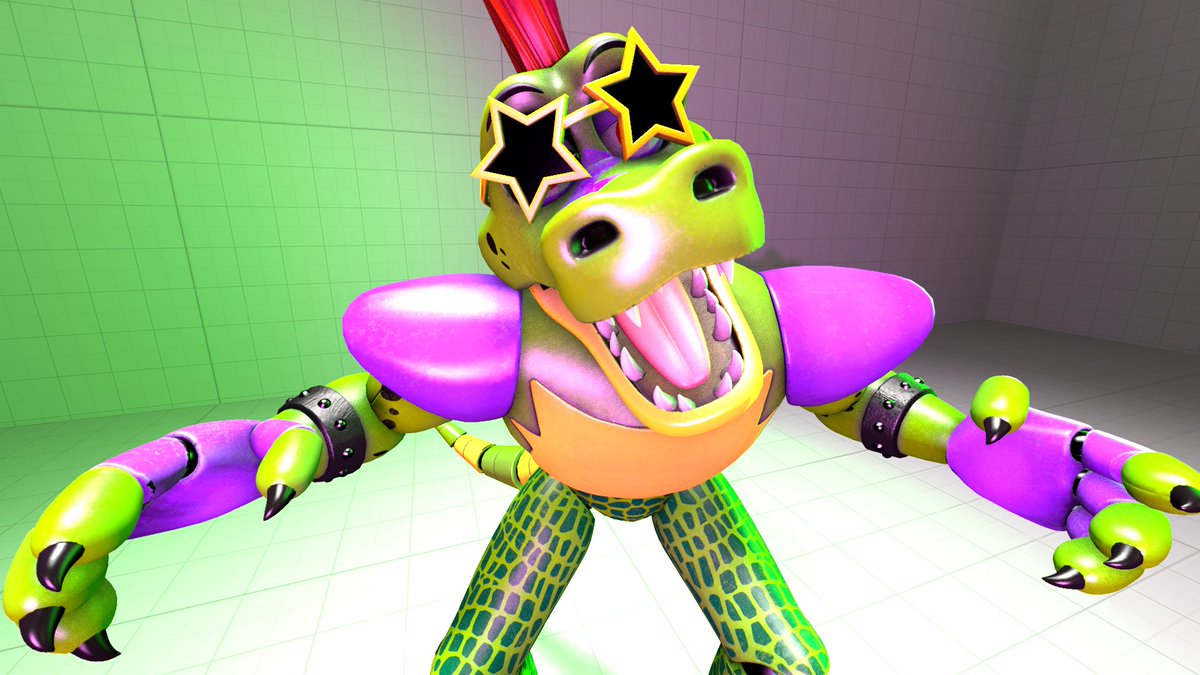 SfmSlash's tweet photo. MONTY GATOR!!! 🐊 🐊 🐊 🐊 🐊 🐊 
.
#sfm #sourcefilmmaker #fnaf #fivenightsatfreddys #fivenightsatfreddyssecuritybreach #securitybreach #fnafsb https://t.co/XmNBM8RHvM
