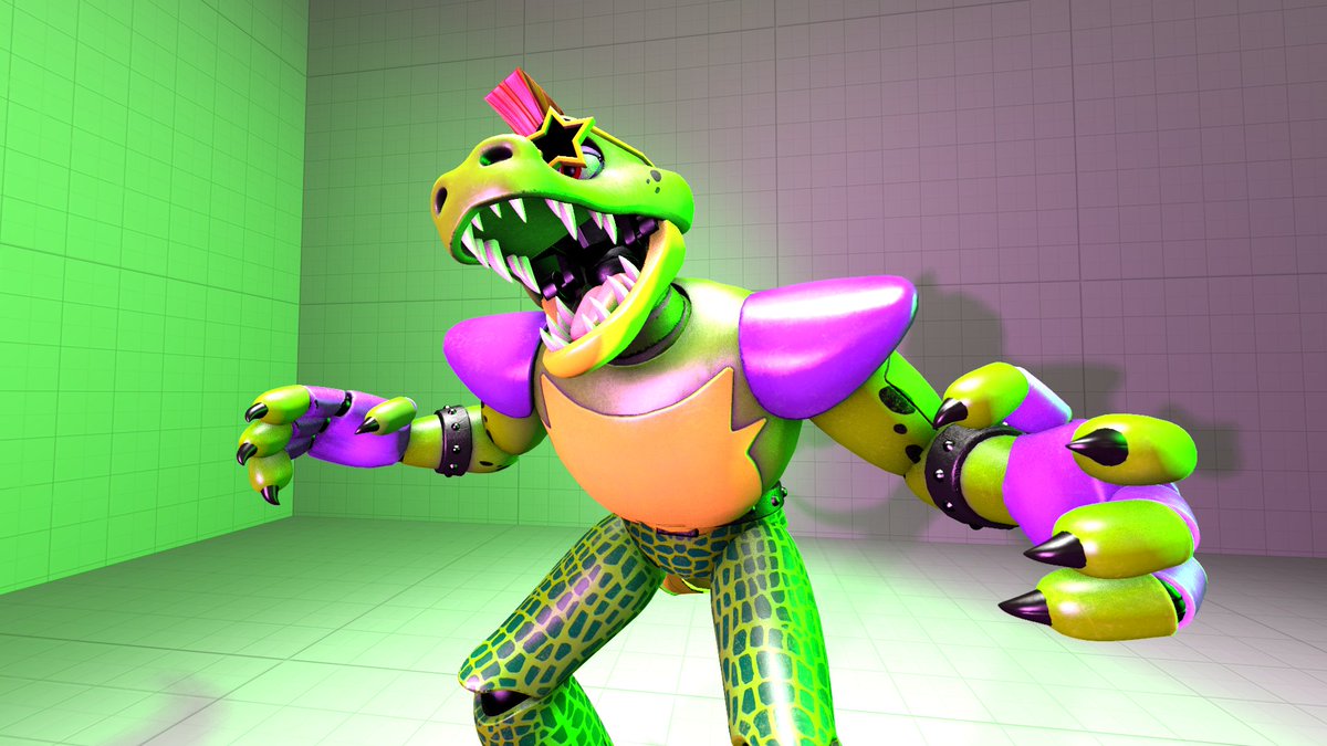 SfmSlash's tweet photo. MONTY GATOR!!! 🐊 🐊 🐊 🐊 🐊 🐊 
.
#sfm #sourcefilmmaker #fnaf #fivenightsatfreddys #fivenightsatfreddyssecuritybreach #securitybreach #fnafsb https://t.co/XmNBM8RHvM
