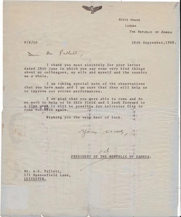 marvin_2019's tweet photo. @LCFC Zambian Republican President Letter to Leicester https://t.co/sIm3oFhWLo