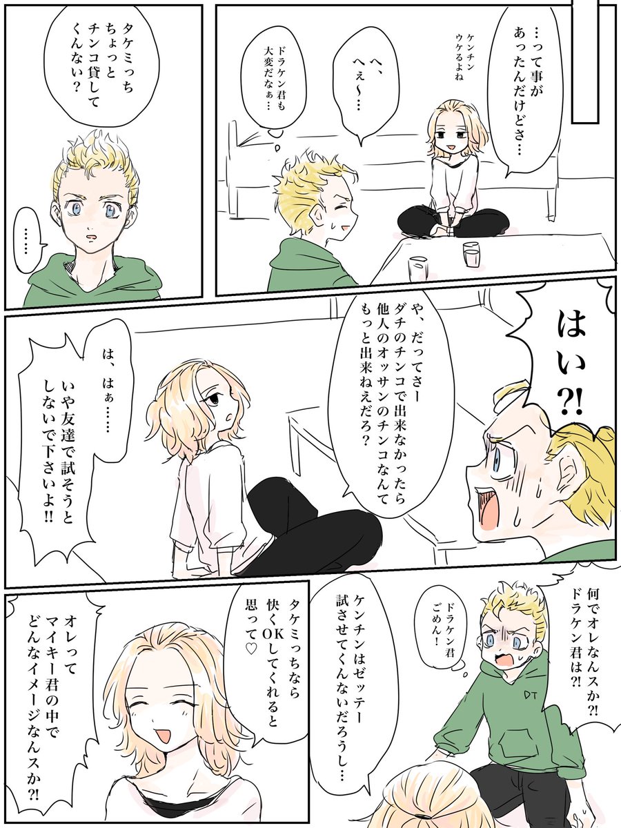 続き タケマイ ちょっと下品
いいオチが思い浮かばなかった… 