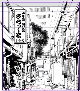 今日の漫画背景 