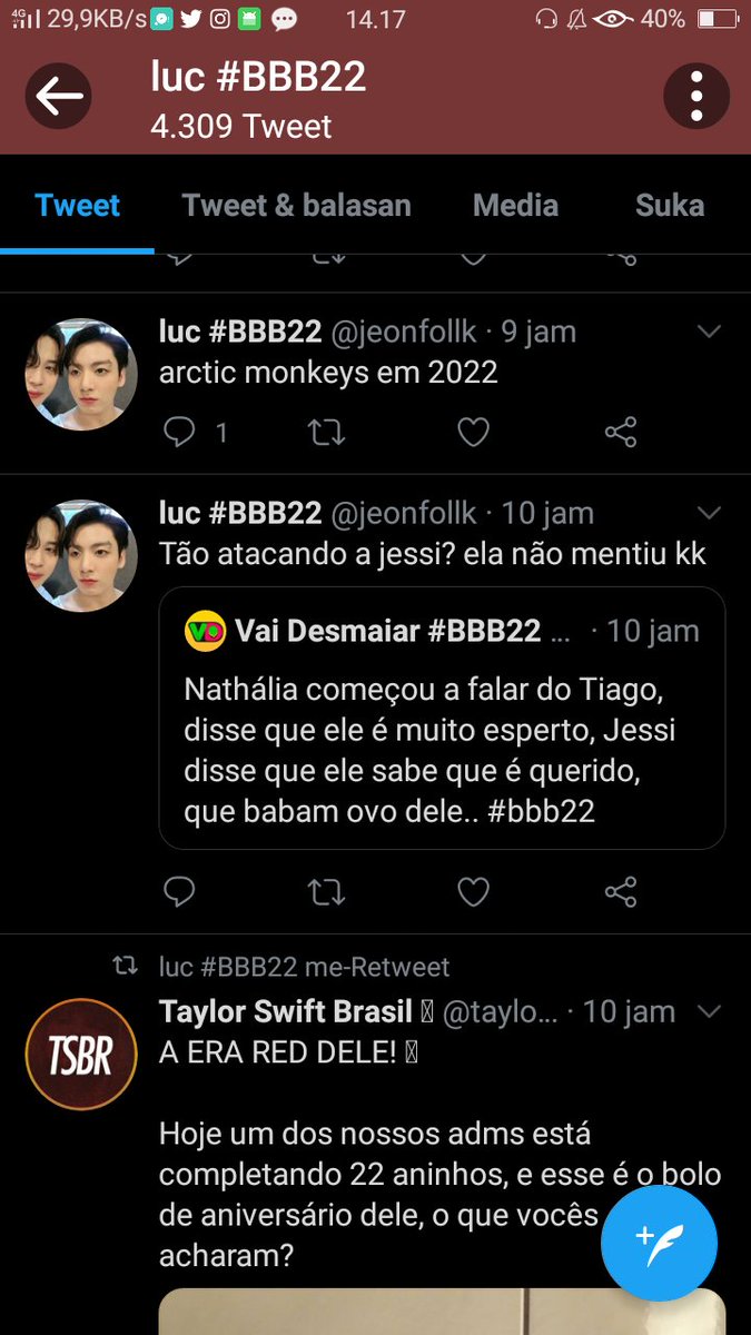 enemies77's tweet photo. Stelah gue stalking tu akun, trnyata dia emang bukan army tapi oknum yg ngaku" sbagai army. Dia nggak ad tu follow akun bts sama skali dan juga postingan dia yg ad foto jungkook itu baru 5 hari yg lalu. Selebihnya dia ngehype artis western. https://t.co/d3oYIQEV2O