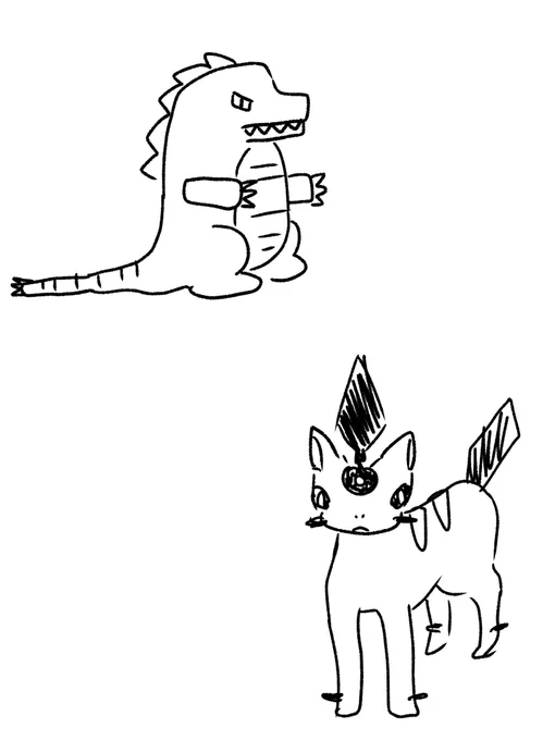 のわさんにお題出して描いてもらいました。
当ててみてください。 