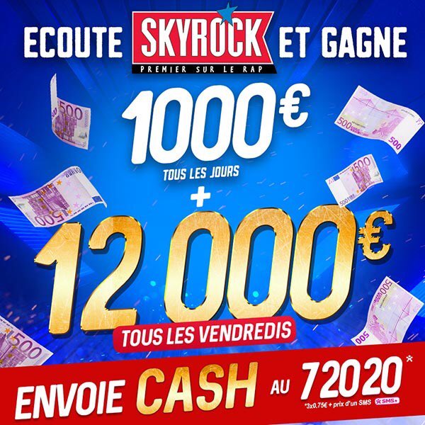 SkyrockFM's tweet photo. C’est le #MorningBest avec @VINCENTSKYROCK 🔥
Ce matin, on vous offre 1000€ CASH 💴
Ça tombe avant midi…
Écoute ➡️ https://t.co/kzH98RFmA4
Bon week-end à tous, force à celles et ceux qui bossent 💪 https://t.co/hxxqhTl4JL