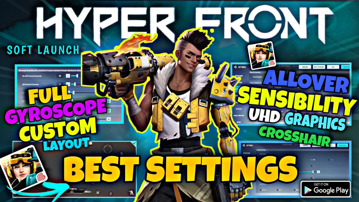 iitztjr's tweet photo. BEST SETTINGS FOR HYPER FRONT! Hyper Front new Updates ↓↓↓
https://t.co/97HBDEJGg3
✅ Follow
✅ Like
✅ Retweet
#HyperFront 
#HyperFrontMobile 
#ValorantMobile https://t.co/HDsKyTi0m0