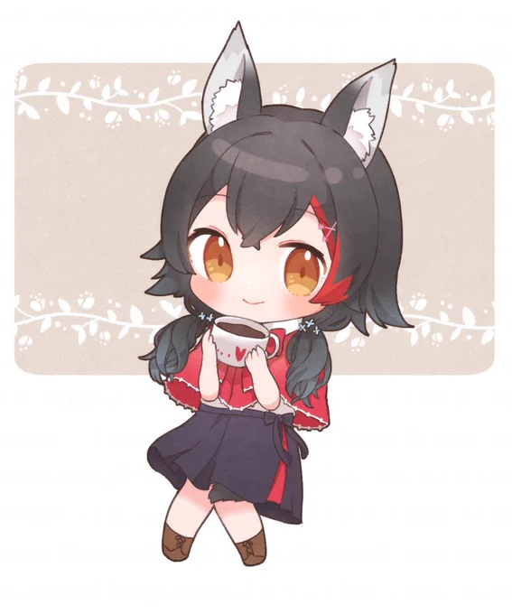 おさげまだ描いたことなかったので
ケープもきゃわ!
#みおーん絵 