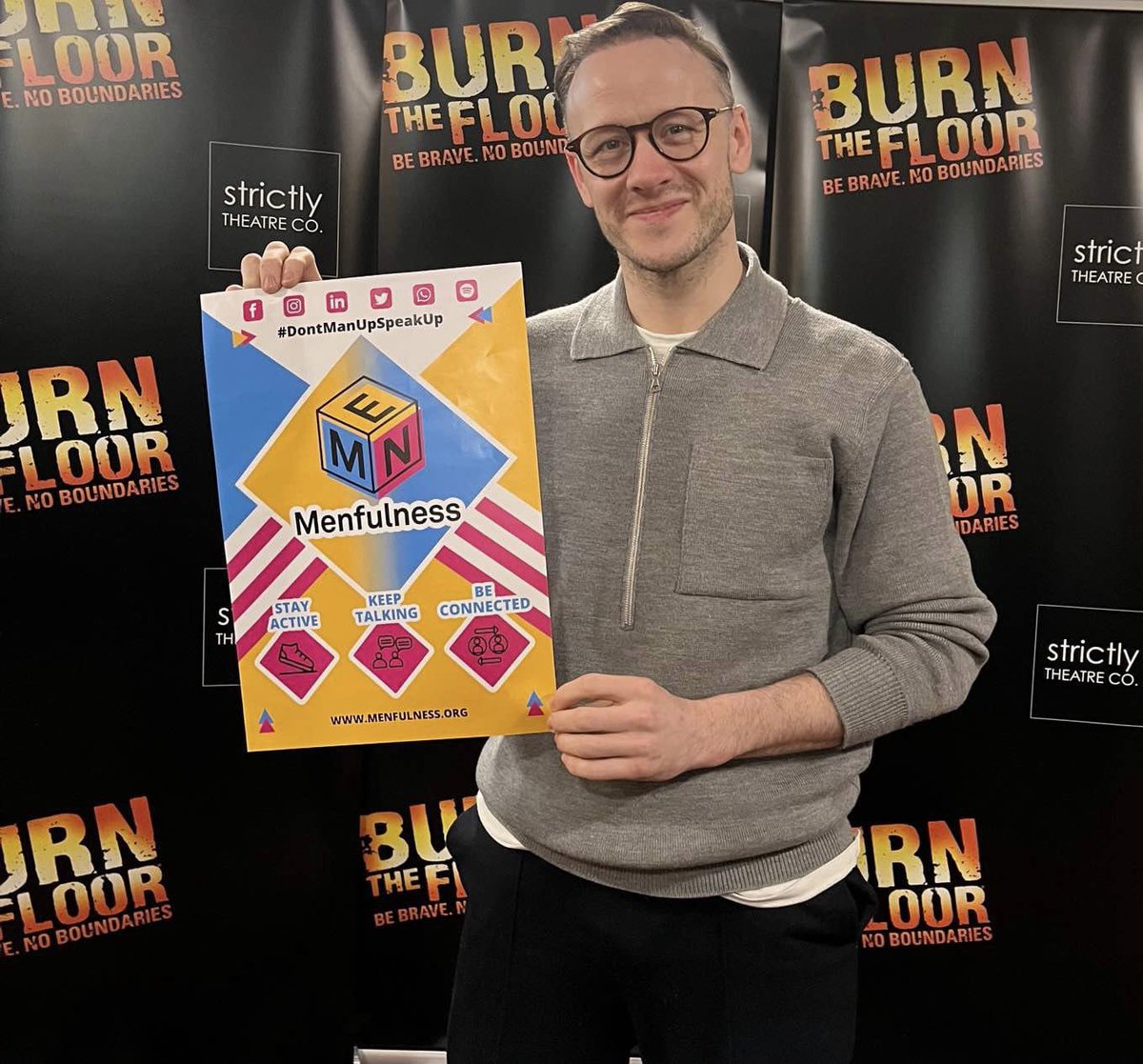 Last night, <a href="/bbcstrictly/">BBC Strictly ✨</a> star <a href="/keviclifton/">Kevin Clifton</a> was performing at the <a href="/grandoperayork/">Grand Opera House York</a> and it turns out he’s our biggest fan 😍

“…you do some amazing and important work…”

Thank you Kevin 💙

#DontManUpSpeakUp 
#MensMentalHealth
#BeatTheStigma
#StrictlyComeDancing 
#KevinClifton