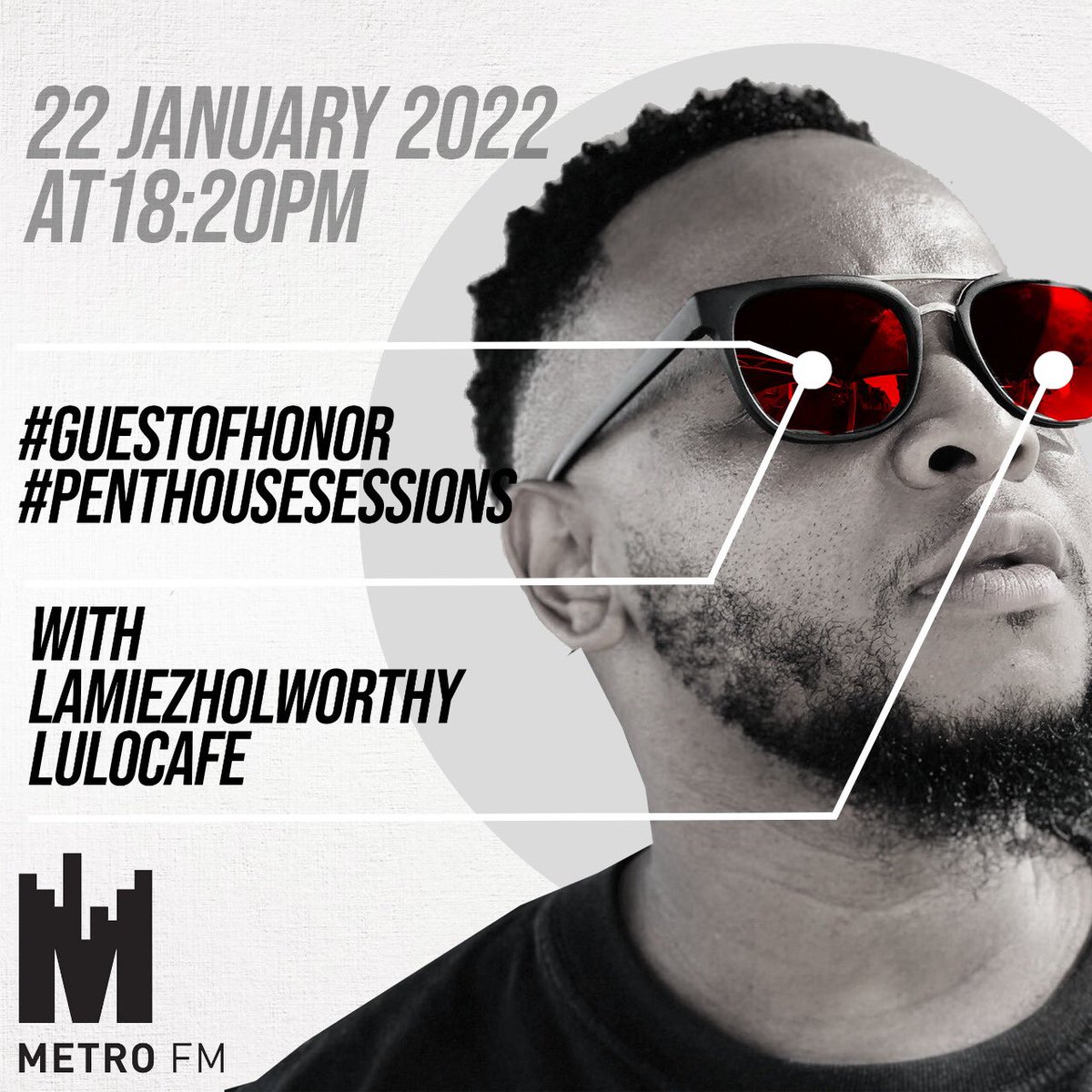 tebza_deep's tweet photo. Catch me spinning tonight on the #penthousesession on @METROFMSA with @LamiezHolworthy and @LuloCafe https://t.co/8bn3vcI0e0