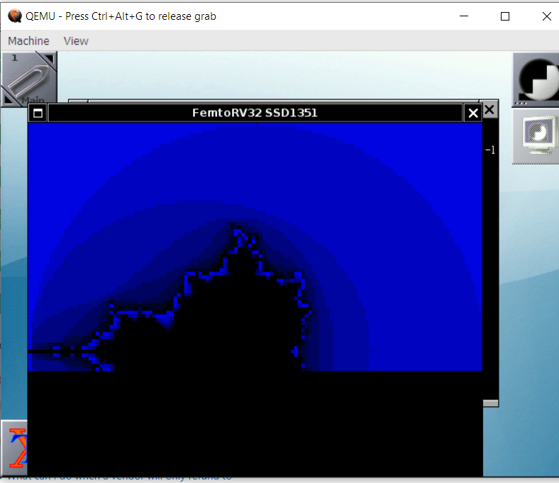 anjin_games's tweet photo. #femtorv32 can now confirm we have a working RPi host solution in the VM we use for #VRLinux. The next step is #Quest/#VR.
A big thanks to @BrunoLevy01 for an amazing practical project for FPGAs.
~40 seconds to render. https://t.co/F0qTxbDL4q