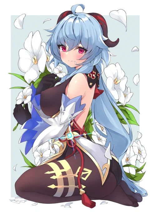 清心いっぱいの甘雨さんです
#原神 #循々守月甘雨 