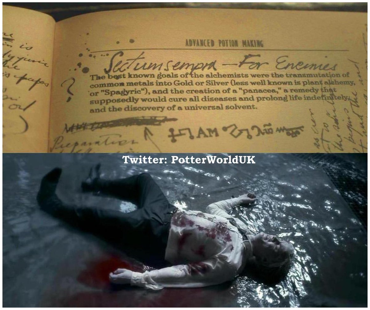 PotterWorldUK's tweet photo. 6 May 1997: Harry used Sectumsempra on Draco Malfoy. https://t.co/ubK5qjtduI