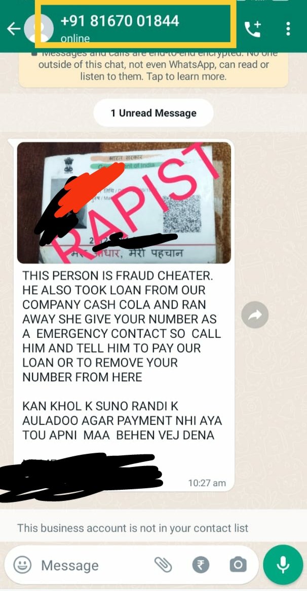 If someone had done this to a politician or big figure of society, probably a lot would have happened by now.But this is happening with common man, so that's why no one cares.<a href="/PMOIndia/">PMO India</a> <a href="/RBIsays/">RBI Says</a> <a href="/Cyberdost/">CyberDost I4C</a> <a href="/onedebit/">1Credit1Debit</a> <a href="/DebsisM/">Debasis Mallick</a> <a href="/aajtak/">AajTak</a> <a href="/Avinash09677392/">Avinash Tiwari</a> <a href="/SandeepBHPDELHI/">Sandeep Kumar Mishra</a> <a href="/GooglePlay/">Google Play</a>