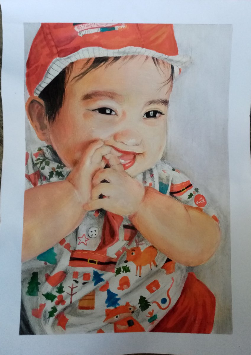 bam0518's tweet photo. for the birthday boy 
gouache &amp; color pencil on A4

unang drawing sa 2022 ahahhaa https://t.co/MiwWJgNPIG