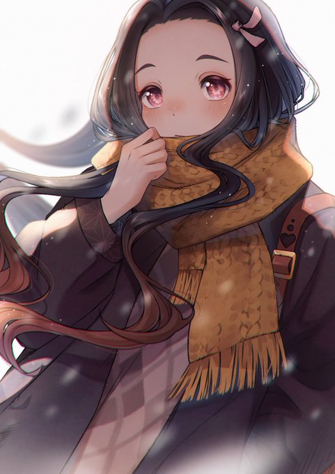 ブラックやみさんがTwitterに投稿した竈門禰豆子(鬼滅の刃)のイラスト。