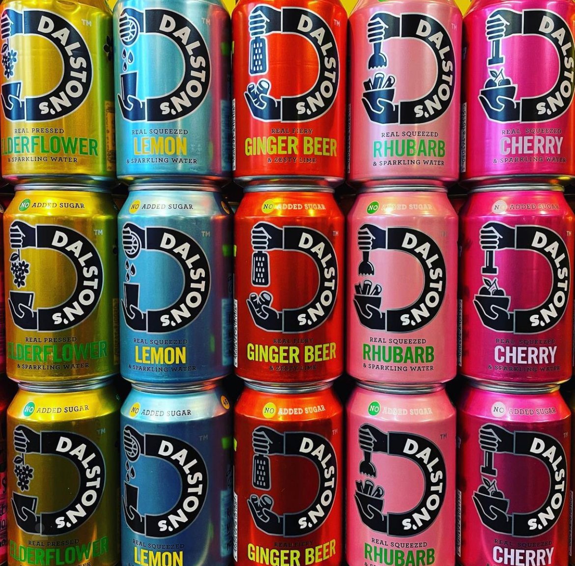 LOVE this picture of the Dalston’s range from @windyarbourfarmshop 🌈 The perfect drink to get you through dry jan and NO refined sugars in a single can. Use code: GOODBYESUGAR on our webshop to get a cheeky 20% discount