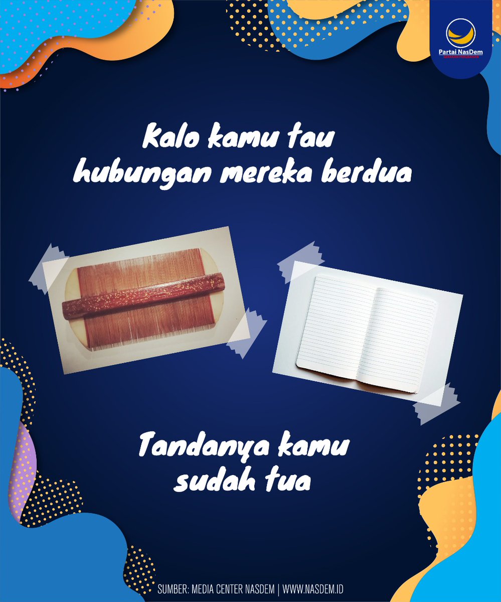 NasDem's tweet photo. Siapa yang pernah menggunakan kedua barang ini?

Fiks! Kamu harusnya sudah menikah. 😂😂

#Dagelan #Serit #Kutu #NasDem https://t.co/VSgV4H3L7B