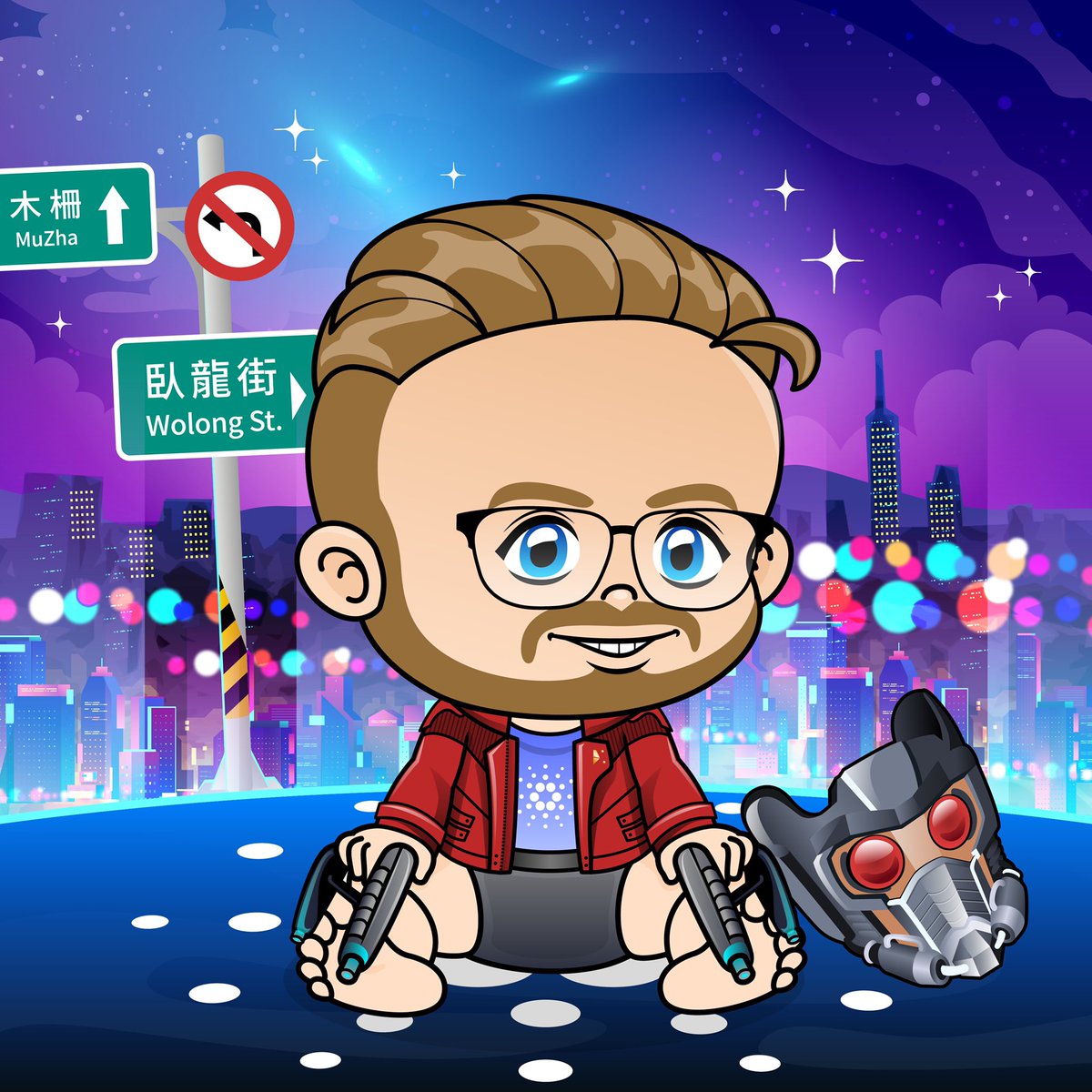 JeremyFirster's tweet photo. I am quite impressed with this custom #PBHP. It’s more than just a pfp, it’s my identity living on Cardano. @PunkBabyHP_CNFT #NotIdentityAdvice https://t.co/caowvOyMHI