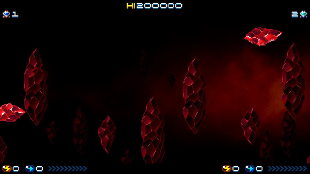 elias0roa's tweet photo. So @CalvinWieland, I think this boss in Super Hydorah was damn hard because it had a ton of health for 2-player mode. I literally defeated it within 30 seconds of using a different primary and secondary we never had. #JanuarySelect #NintendoSwitch https://t.co/32x5El0WDX