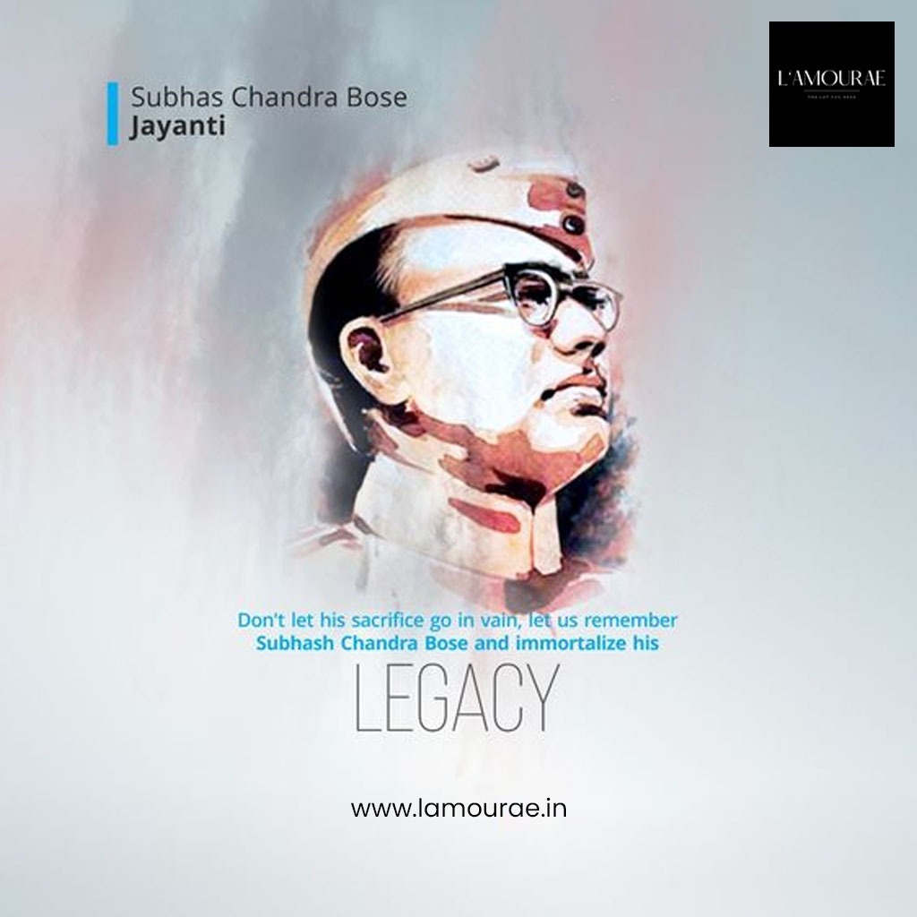 lamourae's tweet photo. Freedom is not given - it is taken
Soldiers who always remain faithful to their nation, who are always prepared to sacrifice their lives, are invincible.
Lamourae wish you Subhash Chandra Bose Jayanti
Link- https://t.co/4Qhm93RLJX   
#Lamourae #SubhashChandraBose #FreedomFighter https://t.co/RMzpgJAW5r