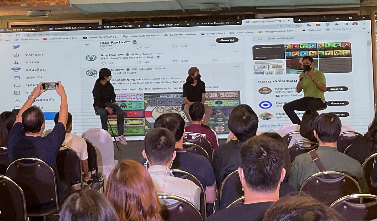 AliensNationNFT's tweet photo. Meetup NFT Thailand
22Jan2022

#NFT #NFTTHAILAND @0xPolygon 
@opensea https://t.co/CFD0nycD6Q