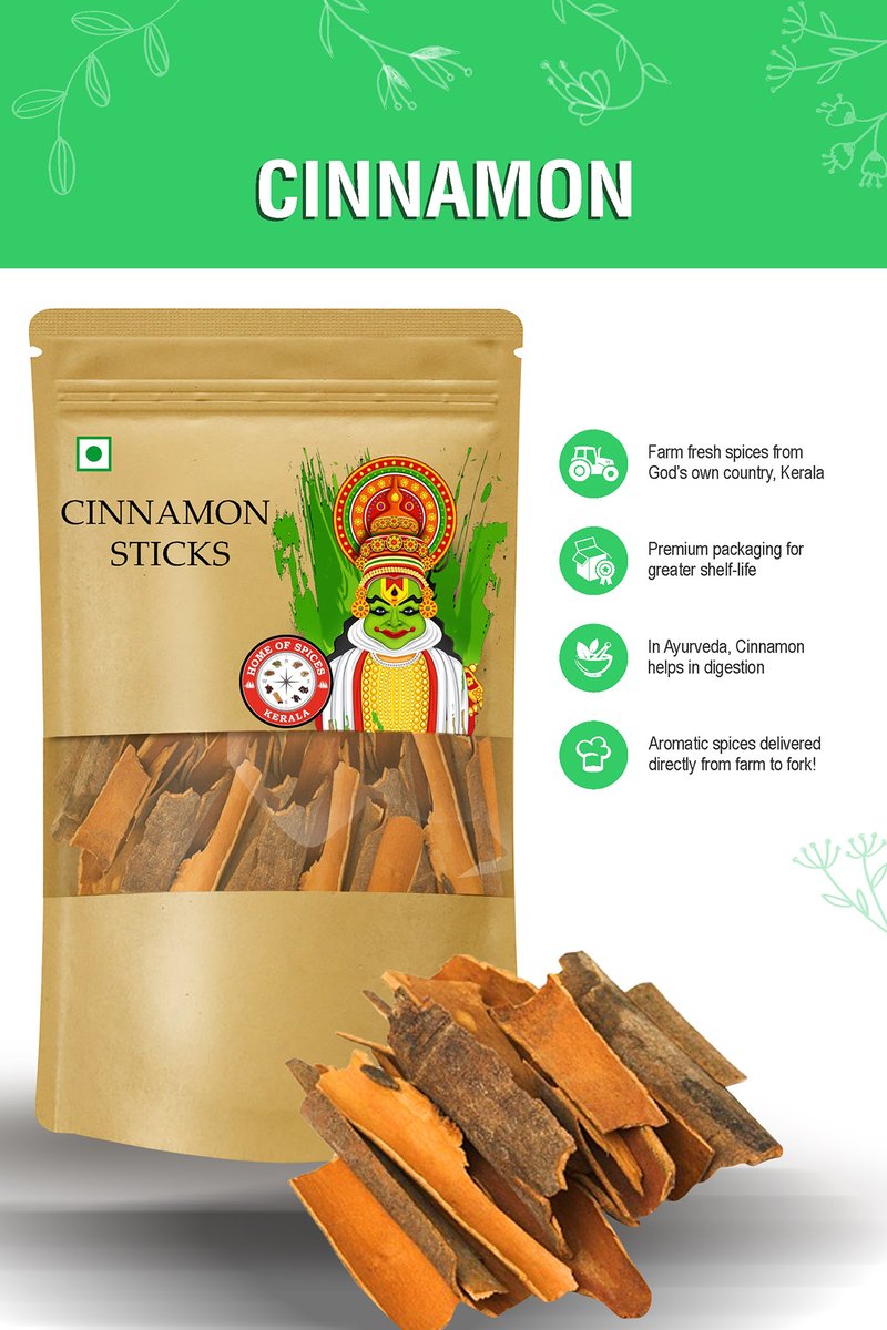 Homeofspices1's tweet photo. Natural whole spices from God's own country, Kerala #cinnamon #wholespices #spice #cooking #indianspices #cook #foodie #cinnamontea #teatime #eathealthy #health #knowyourspices https://t.co/e1uQj1mkt6 https://t.co/E64I1B3at8