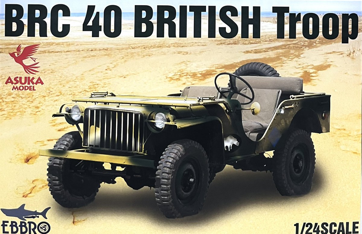 Ebbro ： 25018

BRC 40 British Troop

1/24😊👍🏼