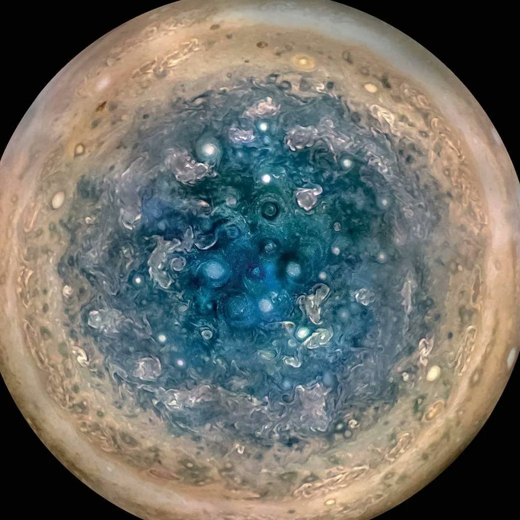 entityphylum's tweet photo. The closest images ever of #Jupiter taken from a NASA Juno mission. We have heard that Jupiter is the place souls go to rest and after seeing these images we believe it is so. #entityphylum #universal https://t.co/CYS7mHDKtV